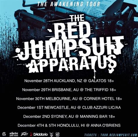 The Red Jumpsuit Apparatus Tour Dates 2019 & Concert Tickets | Bandsintown