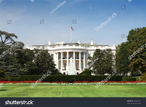 The White House, Back View Stock Photo 18741571 : Shutterstock