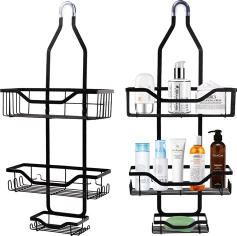 Blue Canyon 3 Tier Adjustable Plastic Shower Caddy, Hanging Caddy, No ...