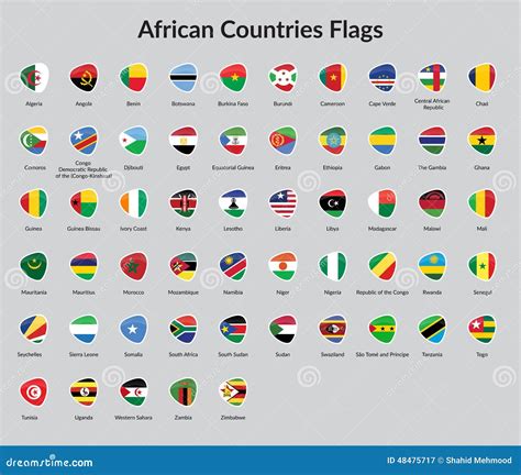 African Countries Flags And Names