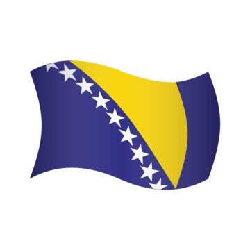 Bosnia Flag Vector, Bosnia, Flag, Bosnia Flag PNG and Vector with ...