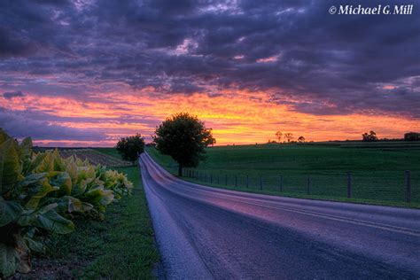 Country Road Sunset - Landscape & Rural Photos - Michael Mill's Photoblog