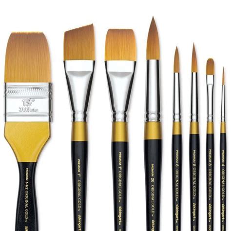 Original Gold Artist Brushes .... as good as Gold | Acrylic painting diy, Art materials ...