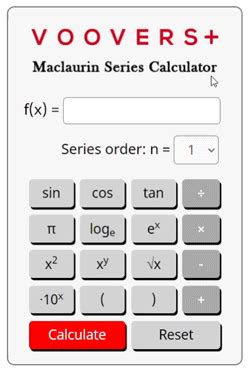 Maclaurin Series Calculator | Instant Solutions