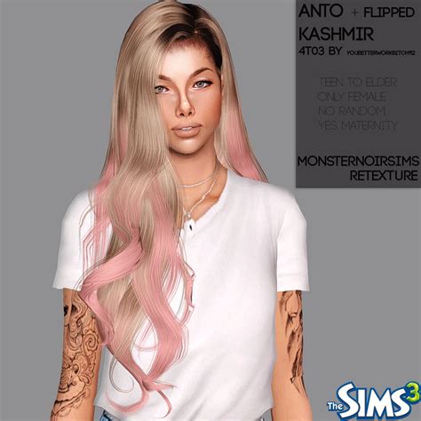 Dark cc finds ⸸ — monsternoirsims: ANTO KASHMIR (THE SIMS 3) [...