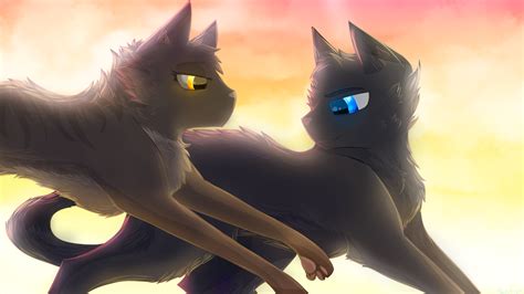 Crowfeather and Leafpool by Frostedlleaf on DeviantArt