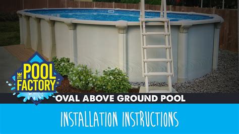 Above ground oval pool installation manual – Libracha