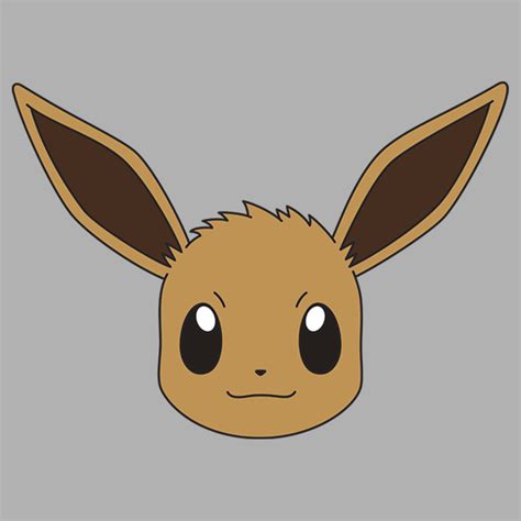 Boy's Pokemon Eevee Face Graphic Tee