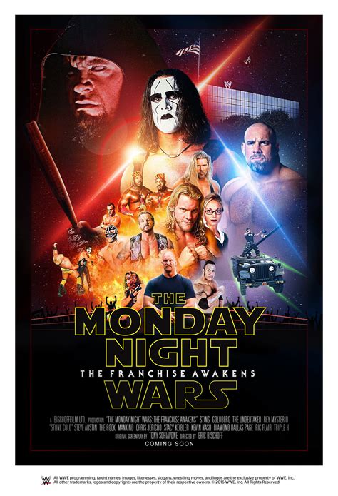 WWE.com movie poster on the "Monday Night Wars" | Freakin' Awesome ...