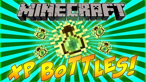 Minecraft: How To Make XP Bottles!! NEW!!!! - YouTube