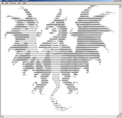 Dragon's Ascii by Yoshimario40 on DeviantArt