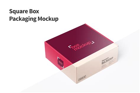 Square Box Packaging Mockup | shaikerintu.com