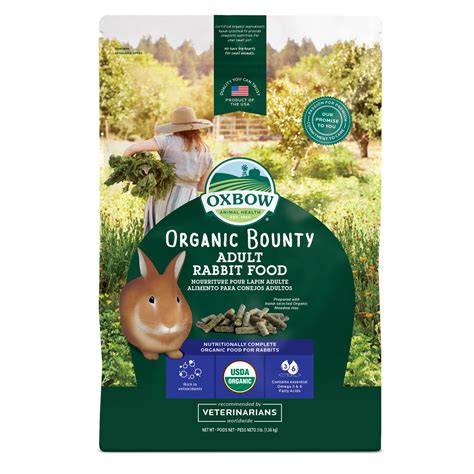 Organic Bounty ADULT Rabbit Food - 3 lb. – BinkyBunny.com House Rabbit Store