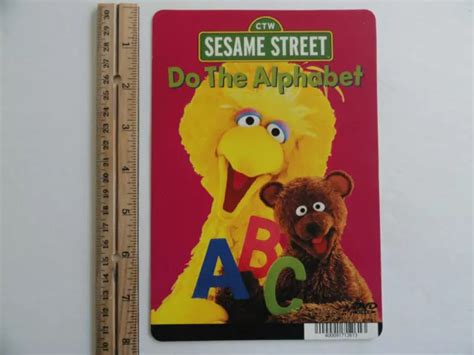 SESAME STREET DO The Alphabet - Blockbuster Video Backer Card 5"X8" No ...