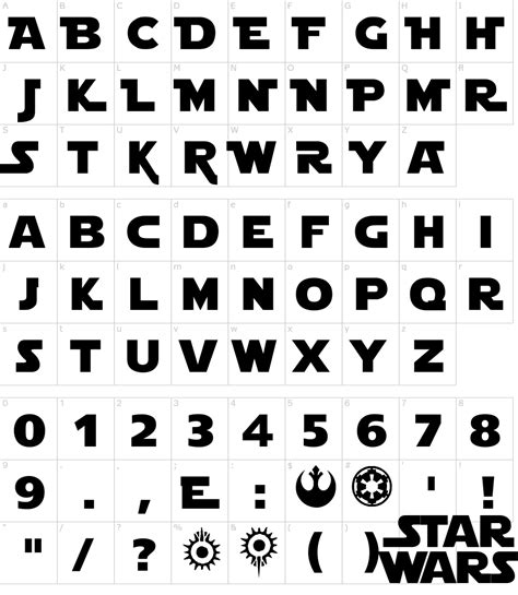 Star Jedi Font Download