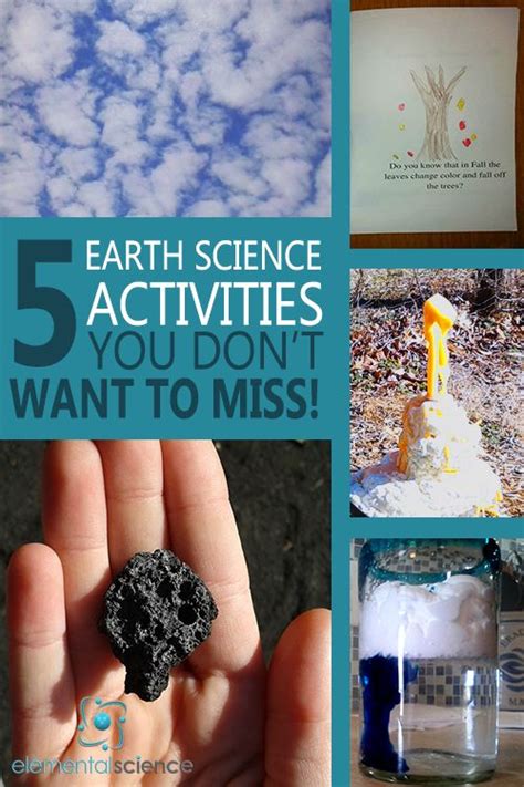 5 Earth Science Activities You Don't Want to Miss | Earth science activities, Science activities ...