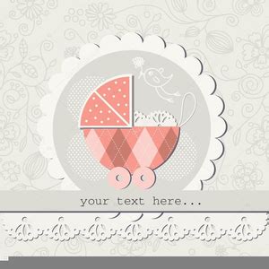 Baby Girl Announcement Clipart | Free Images at Clker.com - vector clip art online, royalty free ...