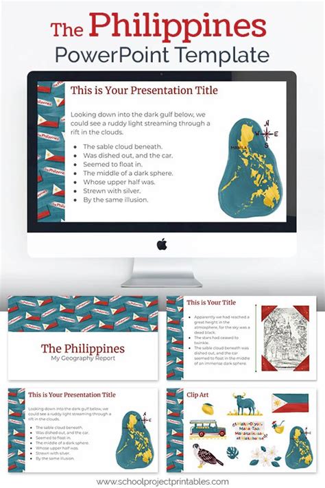 The Philippines PowerPoint Template Theme in 2021 | Powerpoint templates, Powerpoint, Templates