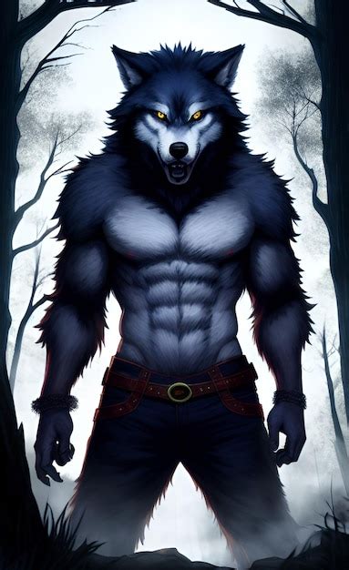 Premium AI Image | werewolf art