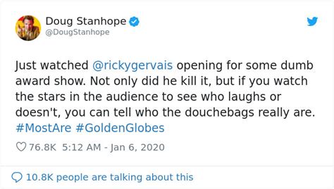 Responses To Ricky Gervais' Golden Globe Monologue Have Been Anything ...