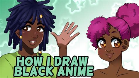 [Tutorial] How to Draw Black Anime People - Part 1 - YouTube