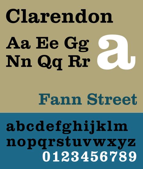 Clarendon (typeface) - Wikipedia, the free encyclopedia