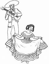 Latin Dancing Coloring Pages sketch template