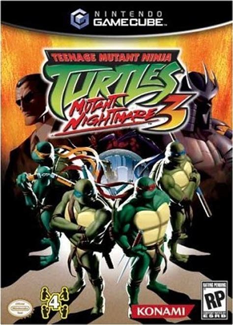 Teenage Mutant Ninja Turtles 3 Nintendo GameCube Game For Sale