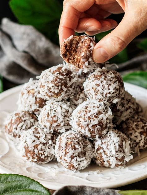 Coconut Protein Balls (No Bake) - Savor the Flavour