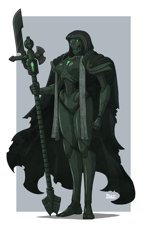 Female Necron Royal Retainer | Necron, Warhammer art, Warhammer