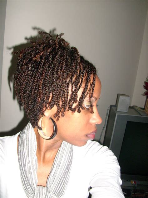 Mini Twists on Natural Hair