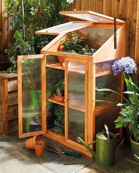 Small Greenhouse | Wooden Greenhouses | ALDI | Small wooden greenhouses, Cold frame, Wooden ...