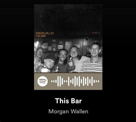 Morgan Wallen: This Bar - Spotify | Country music playlist, Song lyrics wallpaper, Country songs