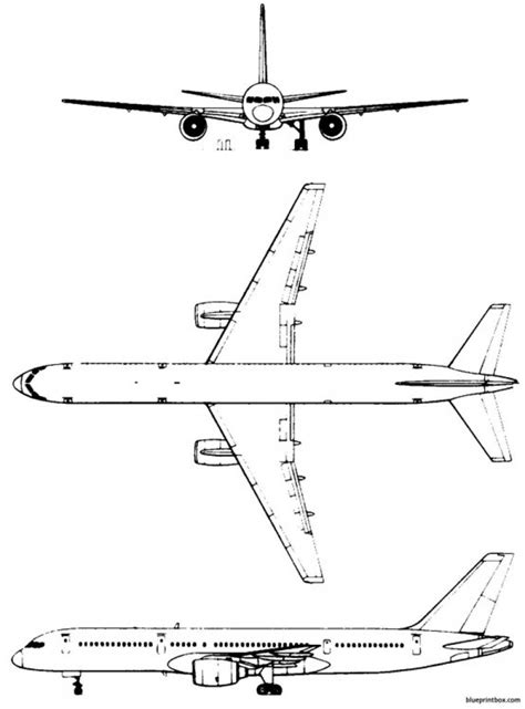 boeing 757 2 Plans Free Download - AeroFred.com - Download and Share Free Model Airplane and ...