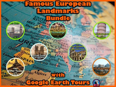 Famous European Landmarks with Google Earth Tours (Bundle) | Teaching Resources