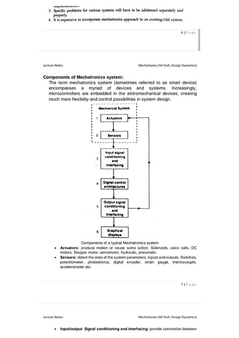 5 - Design of mechatronics - Studocu