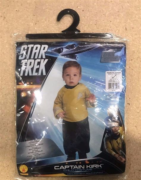 Star Trek Movie Costume Captain Kirk Romper Halloween Fancy Dress New