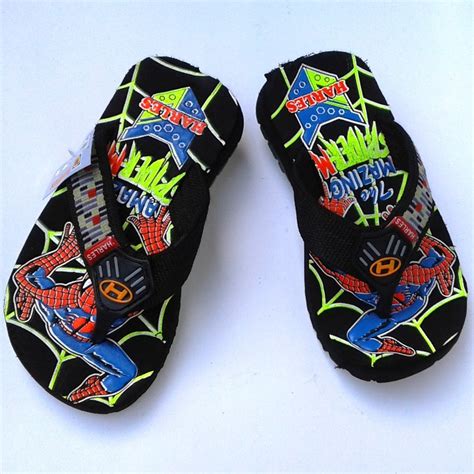 Jual PROMO - Sandal Jepit Anak Karakter SpidermanBahan Sandal Gunung ...