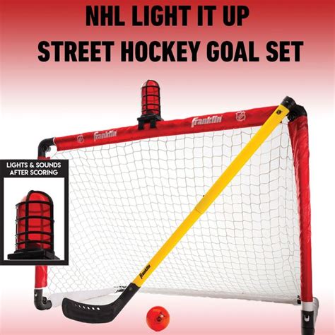 NHL® Light It Up Street Hockey Goal Set | Street hockey, Hockey goal, Goal setting