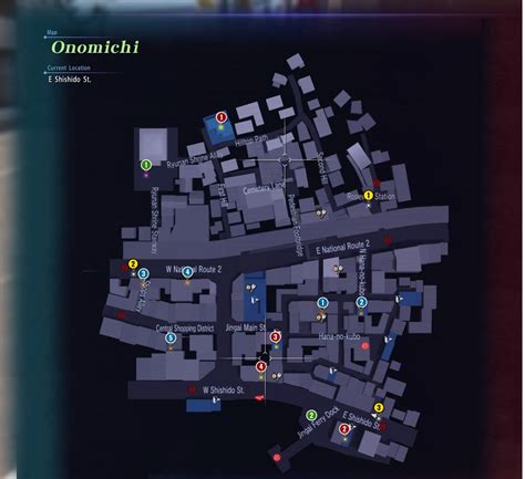 Yakuza 6 - Onomichi Map - Yakuza 6 Game Guide | gamepressure.com