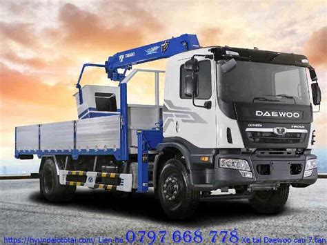 Xe Tải Daewoo Gắn Cẩu Tadano - Cẩu Unic 5 Tấn - VƯƠNG PHÁT