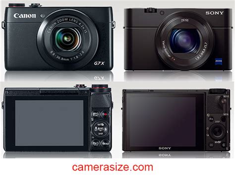 Panasonic LX100 vs Canon G7 X vs Sony RX100 III vs Canon G1 X Mark II