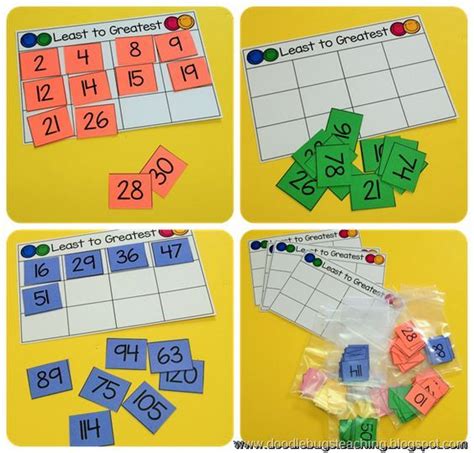 Ordering Numbers from Least to Greatest Math Unit More | Math activities, Math intervention, 2nd ...