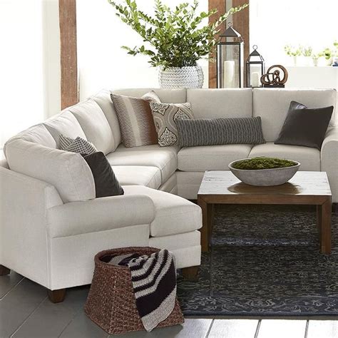 Bassett CU.2 Left Cuddler Sectional | Living room furniture arrangement, Living room remodel ...