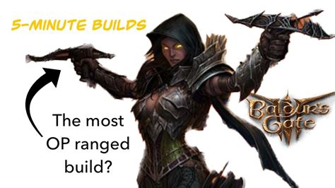 The BG3 Ranged Swords Bard: 5-Minute Builds - YouTube