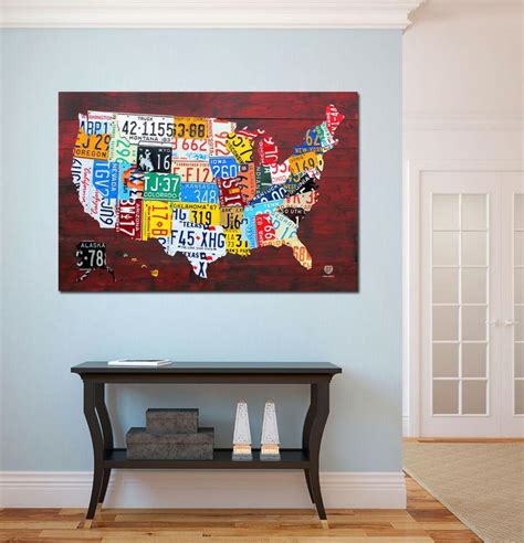 1000+ images about License Plate Art and Maps on Pinterest