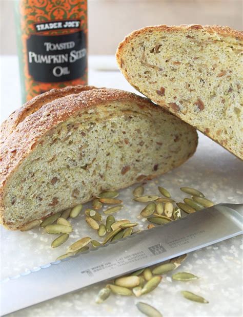 Artisan Pumpkin Seed Bread - Foodtastic Mom