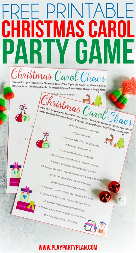 Printable Christmas Party Games