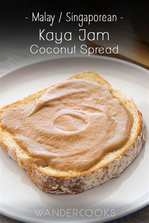 Kaya Jam - Sweet Coconut Spread Recipe (Seri Kaya) | Wandercooks