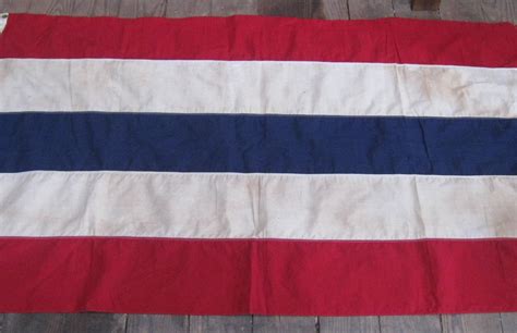 Blue White And Red Horizontal Flag